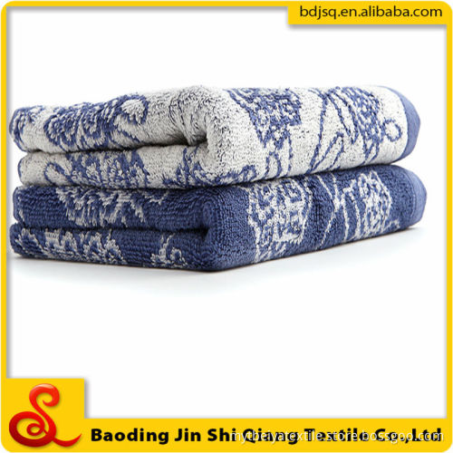 wholesale OEM 100% cotton Isral jacquard custom design bath towel